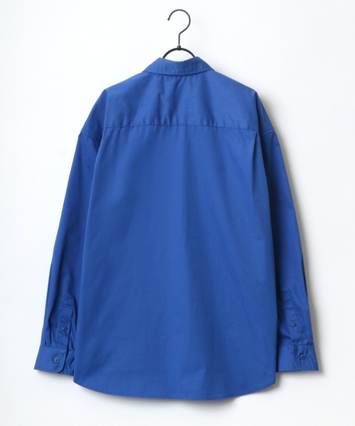 Lazar(ラザル)の「オーバーサイズ T/Cツイル Limited Line ワークシャツ(シャツ/ブラウス・メンズ・チャコールグレー/オレンジ/ブルー/グリーン/アイボリー・M/L)」の20枚目の写真