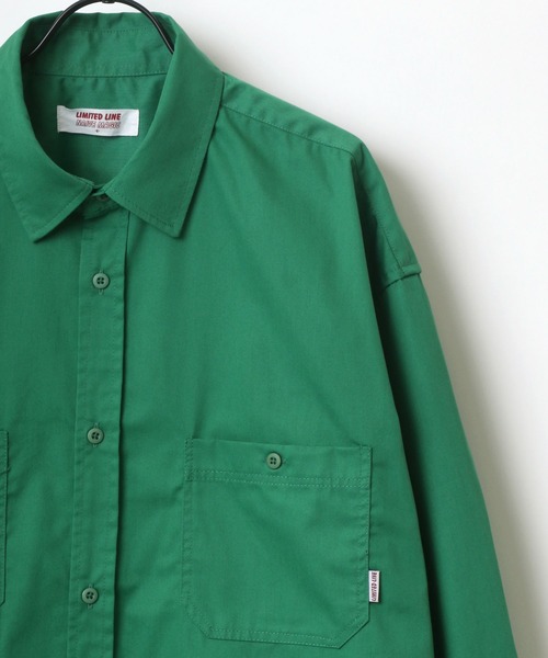 Lazar(ラザル)の「オーバーサイズ T/Cツイル Limited Line ワークシャツ(シャツ/ブラウス・メンズ・チャコールグレー/オレンジ/ブルー/グリーン/アイボリー・M/L)」の19枚目の写真