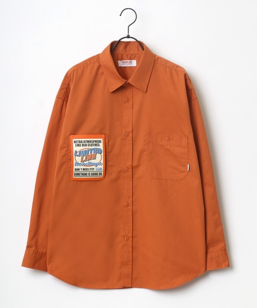 Lazar(ラザル)の「オーバーサイズ T/Cツイル Limited Line ワークシャツ(シャツ/ブラウス・メンズ・チャコールグレー/オレンジ/ブルー/グリーン/アイボリー・M/L)」の22枚目の写真