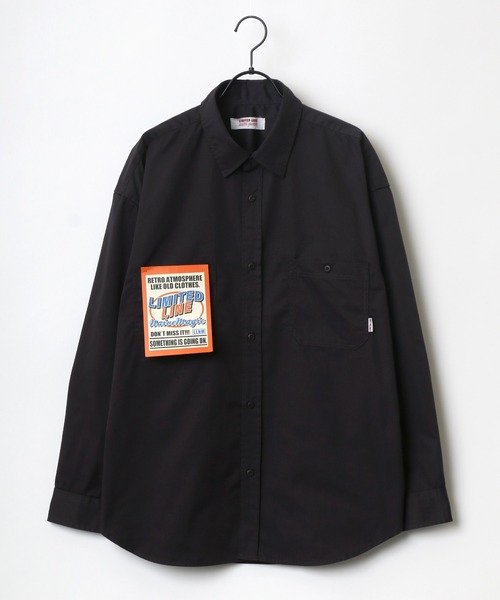Lazar(ラザル)の「オーバーサイズ T/Cツイル Limited Line ワークシャツ(シャツ/ブラウス・メンズ・チャコールグレー/オレンジ/ブルー/グリーン/アイボリー・M/L)」の10枚目の写真