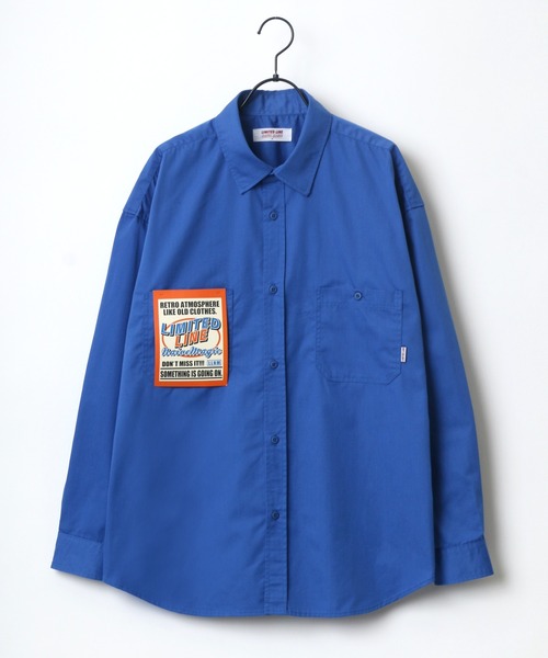 Lazar(ラザル)の「オーバーサイズ T/Cツイル Limited Line ワークシャツ(シャツ/ブラウス・メンズ・チャコールグレー/オレンジ/ブルー/グリーン/アイボリー・M/L)」の17枚目の写真