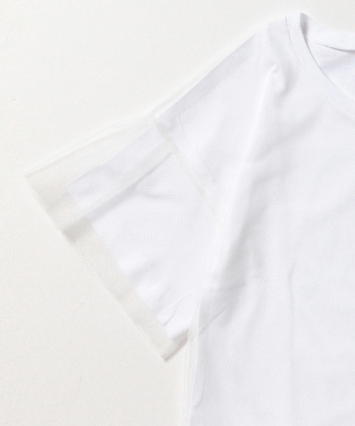 Ray BEAMS（レイビームス）の「RBS / チュール レイヤーT（Tシャツ/カットソー・レディース・オフホワイト/ブラック・ONE SIZE）」の19枚目の写真