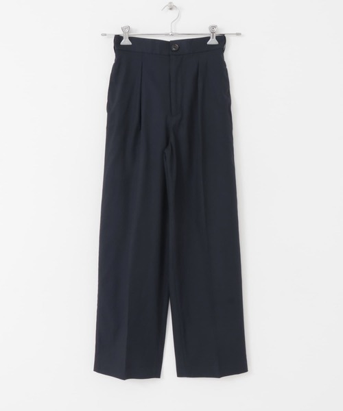 URBAN RESEARCH（アーバンリサーチ）の「ソフトツイルハイウエストパンツ（その他パンツ・レディース・ピンク系その他/ネイビー/イエロー系その他・36/38/34）」の4枚目の写真