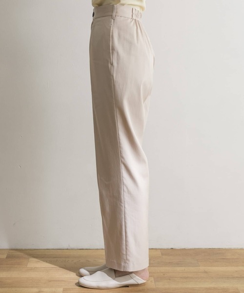 URBAN RESEARCH（アーバンリサーチ）の「ソフトツイルハイウエストパンツ（その他パンツ・レディース・ピンク系その他/ネイビー/イエロー系その他・36/38/34）」の6枚目の写真