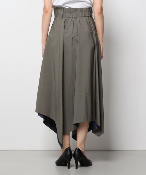 DENHAM(デンハム)の「DENHAM/デンハム/RANDOM ASYMMETRIC SKIRT(スカート・レディース・カーキ・FREE)」の2枚目の写真