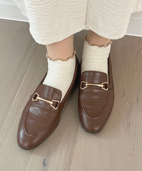 apres jour(アプレジュール)の「ビット付きローファー【ZOZOTOWN限定アイテム】(ローファー・レディース・ブラック/ブラウン系その他・MEDIUM/SMALL/X-LARGE/LARGE)」の5枚目の写真