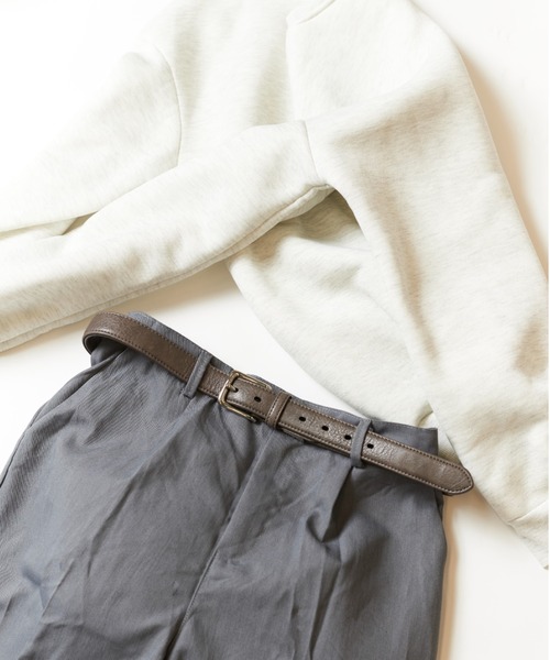 Hawk Company(ホークカンパニー)の「【Hawk Company】伸びるから楽♪リラックスストレッチPUレザーベルト /370(ベルト・メンズ・ブラック/ブラウン/グレー/ダークブラウン・FREE)」の6枚目の写真