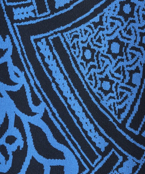 Lui's（ルイス）の「柄編みジャガードカーディガン（カーディガン/ボレロ・メンズ・ブラック/ライトベージュ・SMALL/MEDIUM）」の13枚目の写真