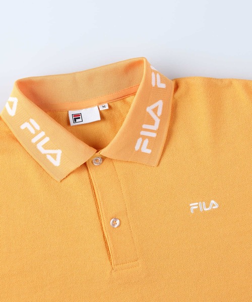 FILA（フィラ）の「【FILA】ショートポロＴシャツ（ポロシャツ・レディース・オレンジ/ブラック/ホワイト・M/L）」の7枚目の写真