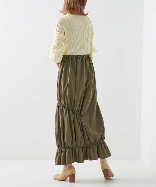 Firsthand ファーストハンド シャーリングスカート　フリル　スリット Firsthand（ファーストハンド）の「Firsthand/ファーストハンド
