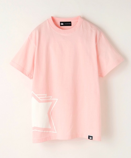 Atlantic STARS（アトランティックスターズ）の「ATLANTIC STARS WEAR | SIDE BIG LOGO TEE / サイド ビッグロゴ Tシャツ（Tシャツ/カットソー・メンズ・ホワイト/ブラック/グリーン/ピンクベージュ・S/M/L/XL）」の4枚目の写真