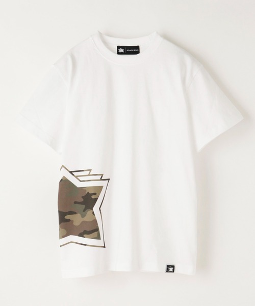 Atlantic STARS（アトランティックスターズ）の「ATLANTIC STARS WEAR | SIDE BIG LOGO TEE / サイド ビッグロゴ Tシャツ（Tシャツ/カットソー・メンズ・ホワイト/ブラック/グリーン/ピンクベージュ・S/M/L/XL）」の2枚目の写真