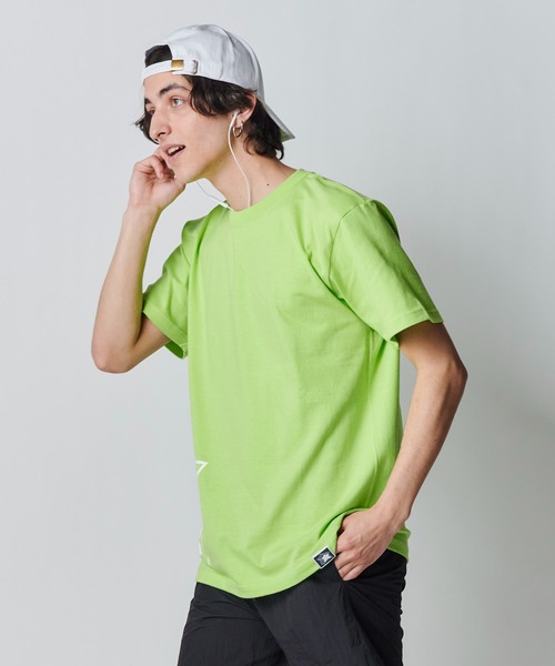 Atlantic STARS（アトランティックスターズ）の「ATLANTIC STARS WEAR | SIDE BIG LOGO TEE / サイド ビッグロゴ Tシャツ（Tシャツ/カットソー・メンズ・ホワイト/ブラック/グリーン/ピンクベージュ・S/M/L/XL）」の3枚目の写真