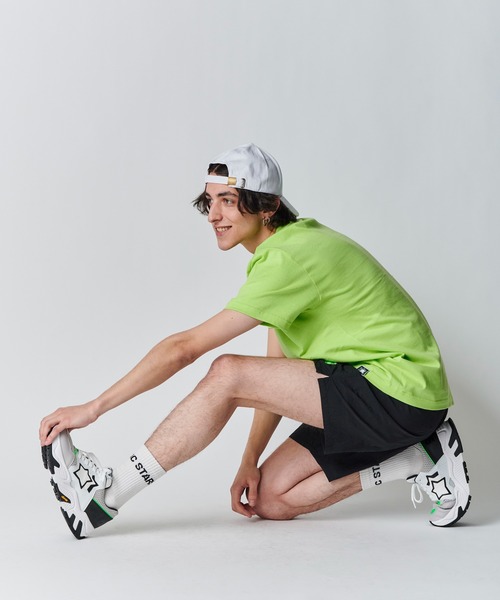 Atlantic STARS（アトランティックスターズ）の「ATLANTIC STARS WEAR | SIDE BIG LOGO TEE / サイド ビッグロゴ Tシャツ（Tシャツ/カットソー・メンズ・ホワイト/ブラック/グリーン/ピンクベージュ・S/M/L/XL）」の21枚目の写真