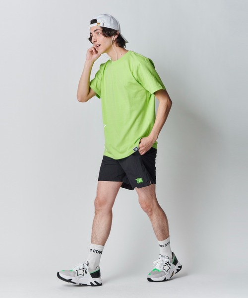 Atlantic STARS（アトランティックスターズ）の「ATLANTIC STARS WEAR | SIDE BIG LOGO TEE / サイド ビッグロゴ Tシャツ（Tシャツ/カットソー・メンズ・ホワイト/ブラック/グリーン/ピンクベージュ・S/M/L/XL）」の20枚目の写真