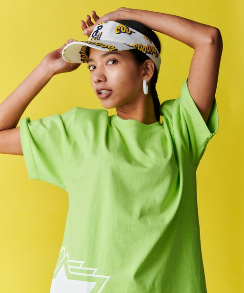 Atlantic STARS（アトランティックスターズ）の「ATLANTIC STARS WEAR | SIDE BIG LOGO TEE / サイド ビッグロゴ Tシャツ（Tシャツ/カットソー・メンズ・ホワイト/ブラック/グリーン/ピンクベージュ・S/M/L/XL）」の22枚目の写真