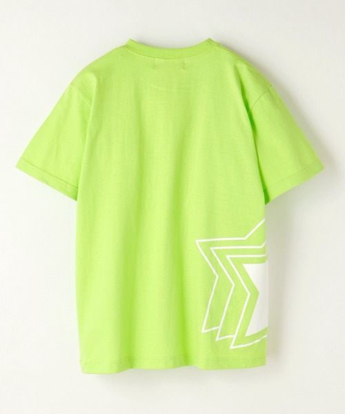 Atlantic STARS（アトランティックスターズ）の「ATLANTIC STARS WEAR | SIDE BIG LOGO TEE / サイド ビッグロゴ Tシャツ（Tシャツ/カットソー・メンズ・ホワイト/ブラック/グリーン/ピンクベージュ・S/M/L/XL）」の13枚目の写真