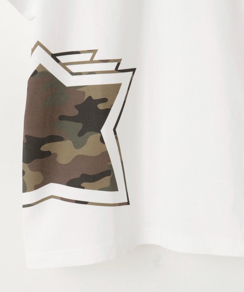 Atlantic STARS（アトランティックスターズ）の「ATLANTIC STARS WEAR | SIDE BIG LOGO TEE / サイド ビッグロゴ Tシャツ（Tシャツ/カットソー・メンズ・ホワイト/ブラック/グリーン/ピンクベージュ・S/M/L/XL）」の6枚目の写真