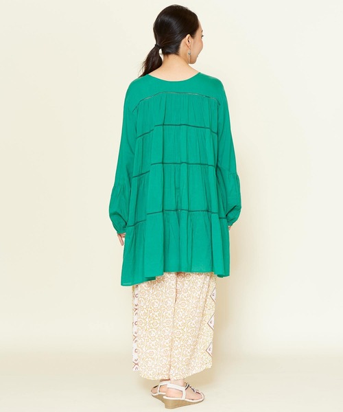 チャイハネ（チャイハネ）の「【チャイハネ】ティアードトップス（その他トップス・レディース・ホワイト/レッド/ブルー/グリーン・FREE）」の21枚目の写真