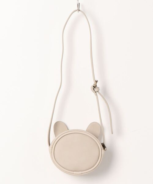 petit main（プティマイン）の「アニマルポシェット（ショルダーバッグ・キッズ・ライトベージュ/モカ・FREE）」の4枚目の写真