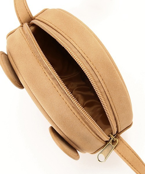 petit main（プティマイン）の「アニマルポシェット（ショルダーバッグ・キッズ・ライトベージュ/モカ・FREE）」の7枚目の写真