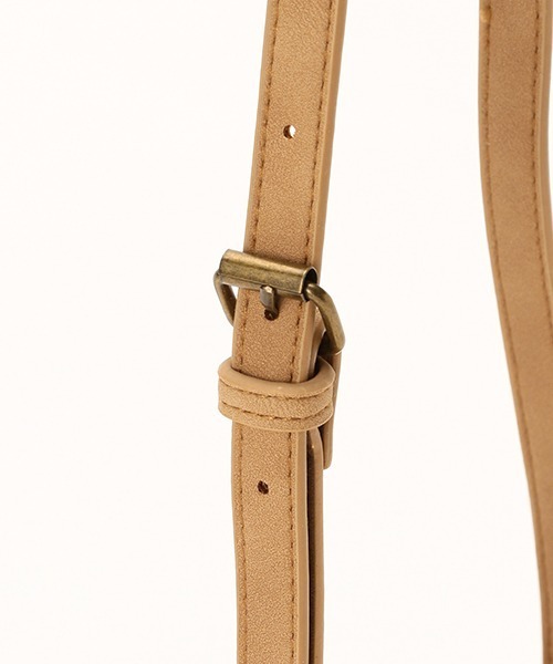 petit main（プティマイン）の「アニマルポシェット（ショルダーバッグ・キッズ・ライトベージュ/モカ・FREE）」の8枚目の写真