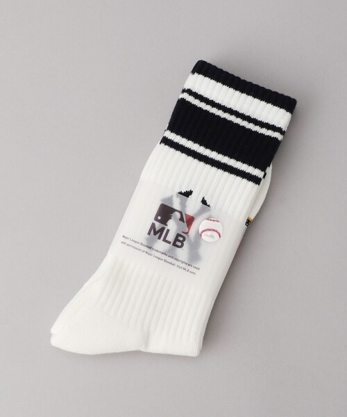 FREAK'S STORE（フリークスストア）の「ROSTER SOX/ロスターソックス MLB NY SOCKS/エムエルビーニューヨークソックス（ソックス/靴下・レディース・ネイビー/マスタード/イエロー/グリーン/ピンク・ONE SIZE）」の10枚目の写真