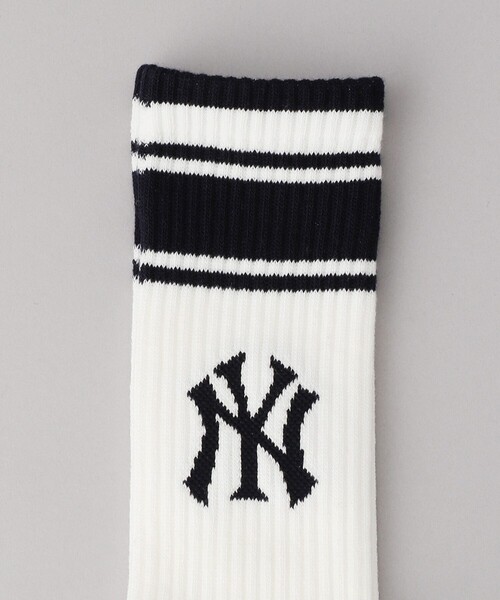 FREAK'S STORE（フリークスストア）の「ROSTER SOX/ロスターソックス MLB NY SOCKS/エムエルビーニューヨークソックス（ソックス/靴下・レディース・ネイビー/マスタード/イエロー/グリーン/ピンク・ONE SIZE）」の9枚目の写真