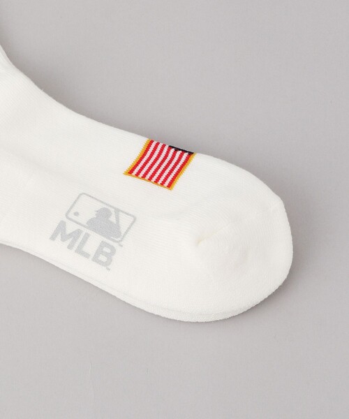 FREAK'S STORE（フリークスストア）の「ROSTER SOX/ロスターソックス MLB NY SOCKS/エムエルビーニューヨークソックス（ソックス/靴下・レディース・ネイビー/マスタード/イエロー/グリーン/ピンク・ONE SIZE）」の7枚目の写真