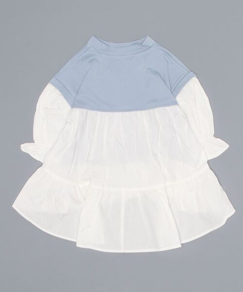 by LOVEiT(バイラビット)の「ドッキングチュニック(チュニック・キッズ・ブルー/ベージュ・130cm/120cm/150cm/160cm/140cm)」の3枚目の写真