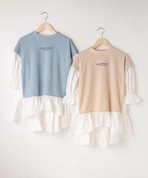 by LOVEiT(バイラビット)の「ドッキングチュニック(チュニック・キッズ・ブルー/ベージュ・130cm/120cm/150cm/160cm/140cm)」の11枚目の写真