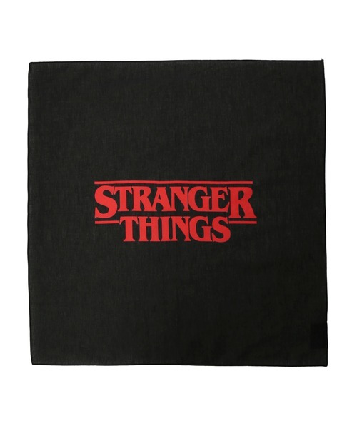 Green Parks(グリーンパークス)の「■STRANGER THINGS ロゴバンダナ(バンダナ/スカーフ・レディース・ブラック・FREE)」の6枚目の写真