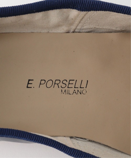 E.PORSELLI(ポルセッリ)の「PORSELLI×EDIT.FOR LULU 別注バレエシューズ(バレエシューズ・レディース・ホワイト/ネイビー・38/35/36/37)」の17枚目の写真