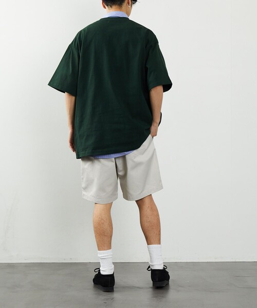 FREAK'S STORE（フリークスストア）の「FREAK'S STORE/フリークスストア フラワー刺繍　FREAKロゴTEE/刺繍/ロゴ/花柄（Tシャツ/カットソー・メンズ・ホワイト/ブラック/グレー/アッシュグレー/グリーン/ネイビー・SMALL/MEDIUM/LARGE）」の21枚目の写真