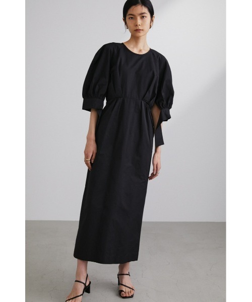 STYLEMIXER（スタイルミキサー）の「スリットカフワンピース（ワンピース・レディース・ベージュ/オレンジ/ブラック・MEDIUM/SMALL）」の22枚目の写真