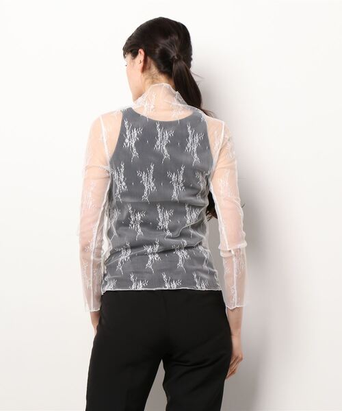花柄レースシアートップス（Tシャツ/カットソー）｜HARLEM
