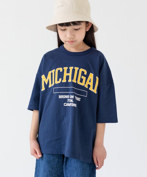 JAM & LINK（ジャムアンドリンク）の「ビッグシルエット プリント半袖Tシャツ（Tシャツ/カットソー・キッズ・B/F/C/D/E/A・100cm/130cm/150cm/110cm/120cm/140cm）」の3枚目の写真