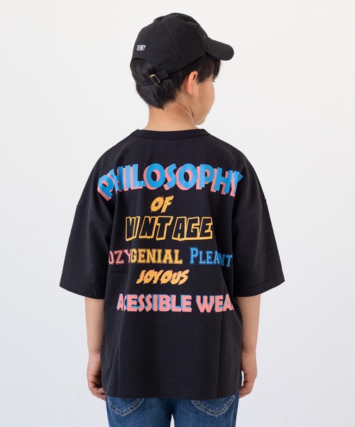 JAM & LINK（ジャムアンドリンク）の「ビッグシルエット プリント半袖Tシャツ（Tシャツ/カットソー・キッズ・B/F/C/D/E/A・100cm/130cm/150cm/110cm/120cm/140cm）」の4枚目の写真