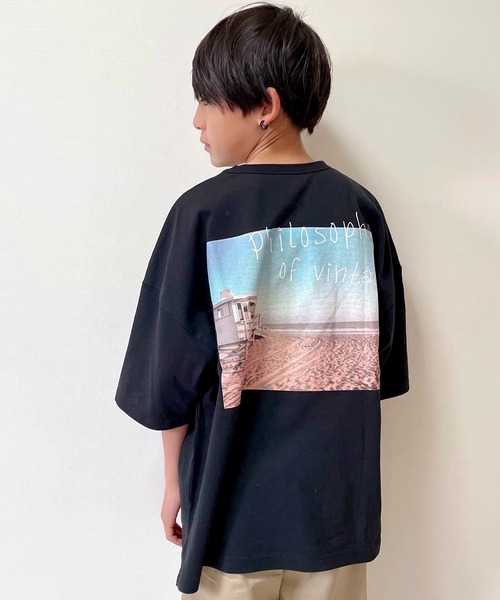 JAM & LINK（ジャムアンドリンク）の「ビッグシルエット プリント半袖Tシャツ（Tシャツ/カットソー・キッズ・B/F/C/D/E/A・100cm/130cm/150cm/110cm/120cm/140cm）」の5枚目の写真