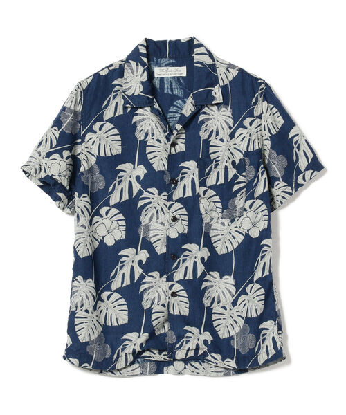 REMI RELIEF（レミレリーフ）の「REMI RELIEF × BEAMS PLUS / 別注 カットジャカード アロハ シャツ（シャツ/ブラウス・メンズ・サックスブルー・MEDIUM/SMALL/X-LARGE/LARGE）」の16枚目の写真