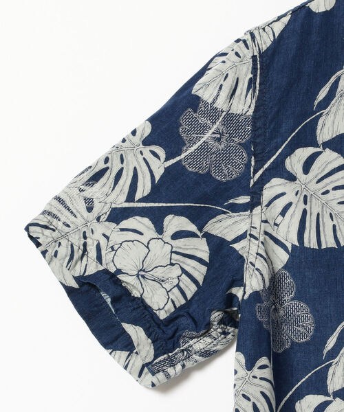REMI RELIEF（レミレリーフ）の「REMI RELIEF × BEAMS PLUS / 別注 カットジャカード アロハ シャツ（シャツ/ブラウス・メンズ・サックスブルー・MEDIUM/SMALL/X-LARGE/LARGE）」の19枚目の写真