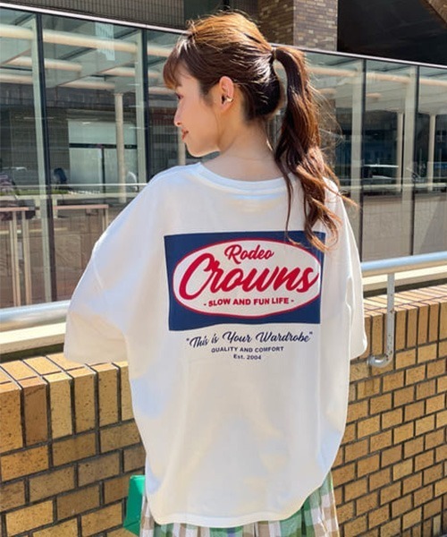 セール Crowns Box Tｼｬﾂ Tシャツ カットソー Rodeo Crowns Wide Bowl ロデオクラウンズワイドボウル のファッション通販 Zozotown