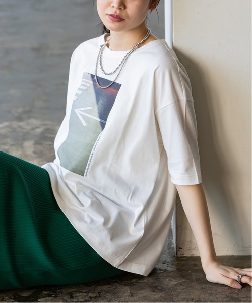 Noble（ノーブル）の「【CAN PEP REY】 EXCLUSIVE PHOTO Tシャツ（Tシャツ/カットソー・レディース・ホワイト系その他/ライトホワイト/ホワイト/ホワイト×ホワイト・FREE）」の3枚目の写真