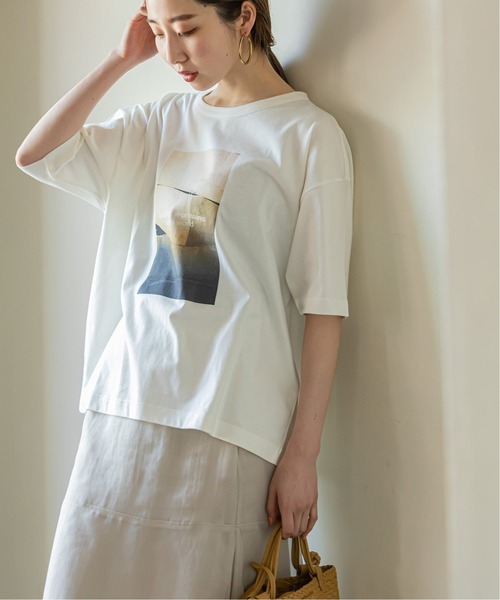 Noble（ノーブル）の「【CAN PEP REY】 EXCLUSIVE PHOTO Tシャツ（Tシャツ/カットソー・レディース・ホワイト系その他/ライトホワイト/ホワイト/ホワイト×ホワイト・FREE）」の4枚目の写真