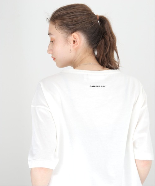 Noble（ノーブル）の「【CAN PEP REY】 EXCLUSIVE PHOTO Tシャツ（Tシャツ/カットソー・レディース・ホワイト系その他/ライトホワイト/ホワイト/ホワイト×ホワイト・FREE）」の11枚目の写真