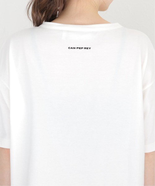 Noble（ノーブル）の「【CAN PEP REY】 EXCLUSIVE PHOTO Tシャツ（Tシャツ/カットソー・レディース・ホワイト系その他/ライトホワイト/ホワイト/ホワイト×ホワイト・FREE）」の18枚目の写真