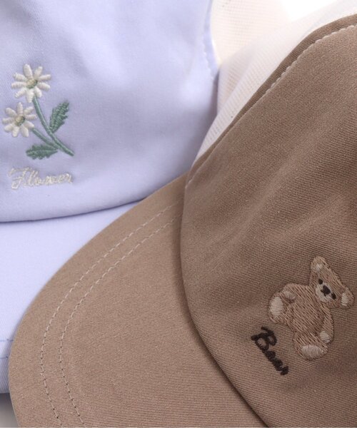 apres les cours（アプレレクール）の「6柄モチーフメッシュキャップ（キャップ・キッズ・ベージュ/サックスブルー/ラベンダー/ミント/ピンク/ブラウン・54/58/50）」の11枚目の写真