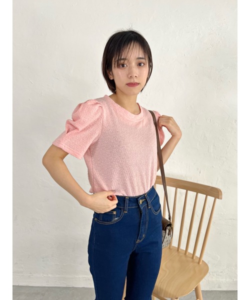 jumelle(ジュメロ)の「パフT(Tシャツ/カットソー・レディース・ベージュ/ピンク・FREE)」の13枚目の写真