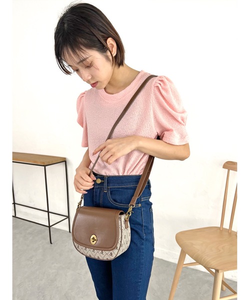 jumelle(ジュメロ)の「パフT(Tシャツ/カットソー・レディース・ベージュ/ピンク・FREE)」の14枚目の写真