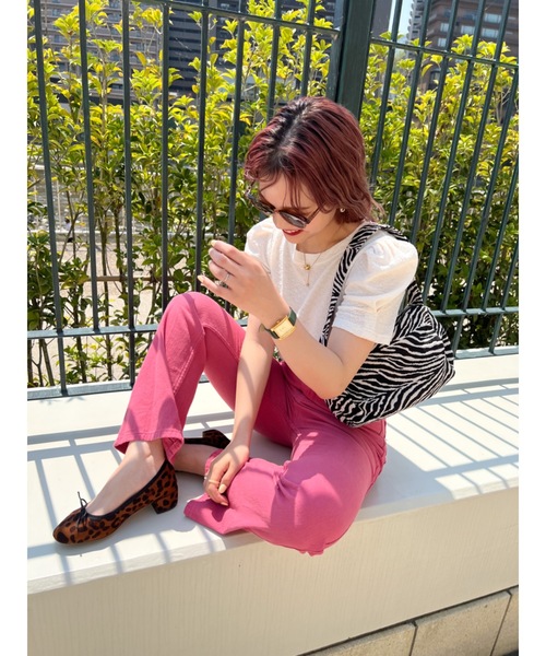 jumelle(ジュメロ)の「パフT(Tシャツ/カットソー・レディース・ベージュ/ピンク・FREE)」の10枚目の写真